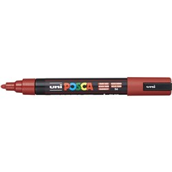 Uni Posca PC-5M Paint Marker Medium 2.5mm Bullet Tip Ruby Red