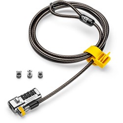 Kensington Clicksafe Universal Combination Laptop Lock Black