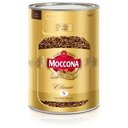 Moccona Classic Medium Roast Coffee 1Kg Can