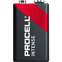 Procell Intense Power Alkaline Battery 9V Box of 12