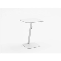 Elevar Marco Polo Adjustable Laptop Side Table 470W x 470D x 550-750 White