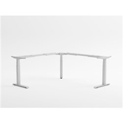 Elevar New Vision 3 Electric Workstation 3 Leg Frame Only Suits Top 1200-2400W White