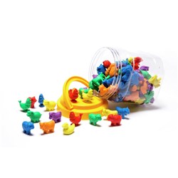 Learning Can Be Fun Farm Animal Counters Jar of 108