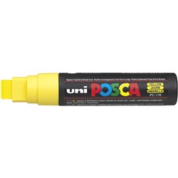 Uni Posca PC-17K Paint Marker Extra Broad 15mm Chisel Tip Yellow