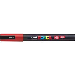 Uni Posca PC-3M Paint Marker Fine 1.3mm Bullet Tip Red