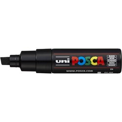 Uni Posca PC-8K Paint Marker Broad 8mm Chisel Tip Black