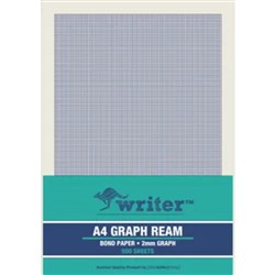 Writer A4 Exam Paper 2mm Graph Portrait Ream of 500