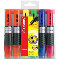 Stabilo Luminator Highlighters 2-5mm Assorted Colours Wallet Of 6