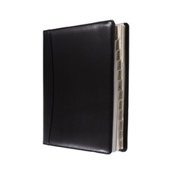 Debden Elite Diary Executive Quarto Day To Page Black